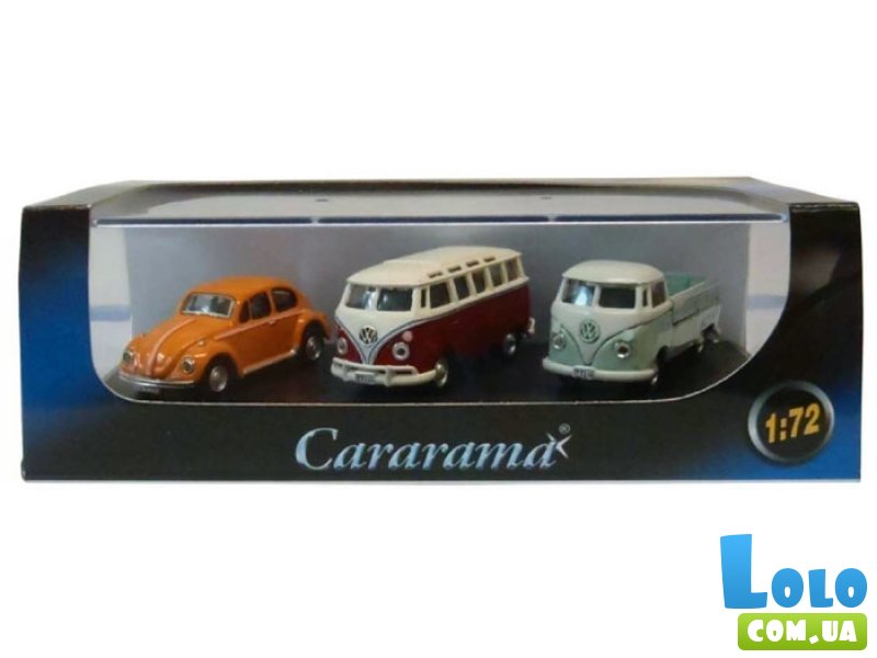 Набор автомоделей Cararama VW Classic, (масштаб 1:72)