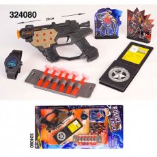 Игрушечный набор CHAP MEI из серии "Полиция Против Бандитов" (пистолет, аксессуары)