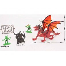 Игровой набор "Легенды о драконах: Летающий дракон-убийца и охотник" Chap Mei