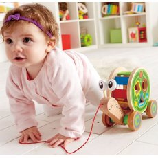 Каталка-сортер "Улитка" Hape (E0349)