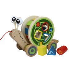 Каталка-сортер "Улитка" Hape (E0349)