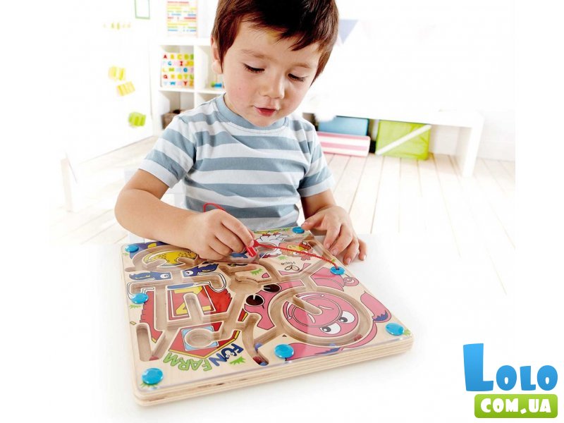 Доска с магнитами "Веселая ферма" Hape (E1702)