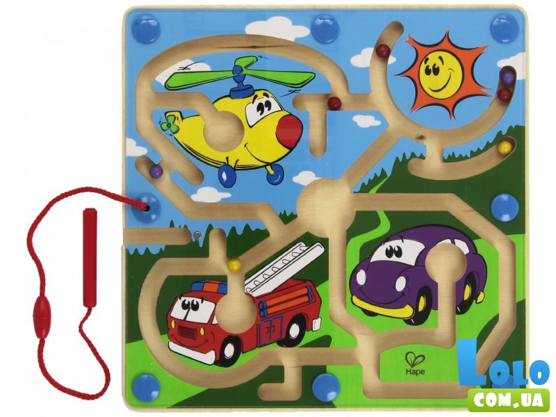 Доска с магнитами "Авто" Hape (E1703)