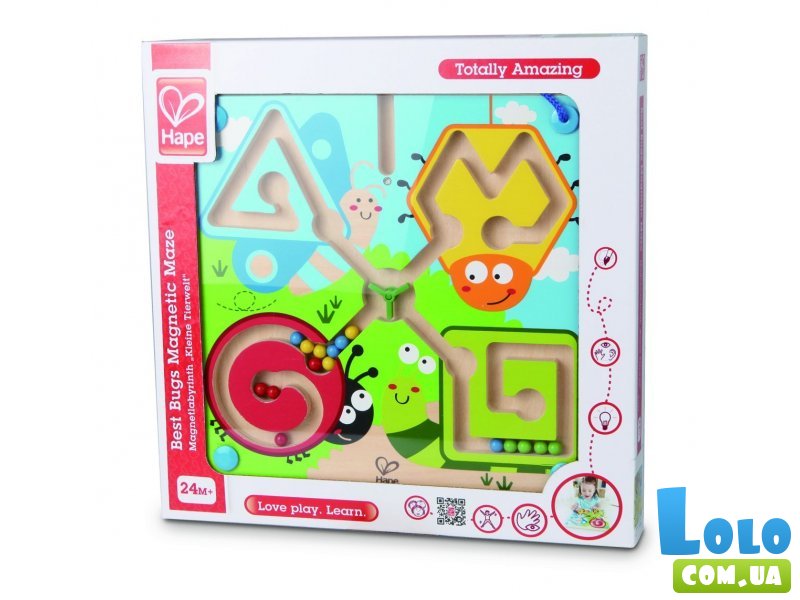 Доска с магнитами "Насекомые" Hape (E1709)