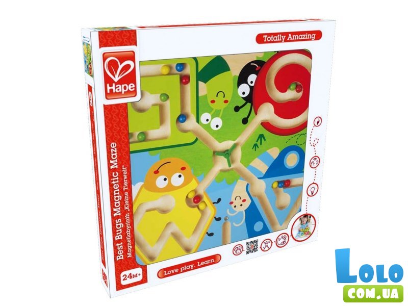 Доска с магнитами "Насекомые" Hape (E1709)
