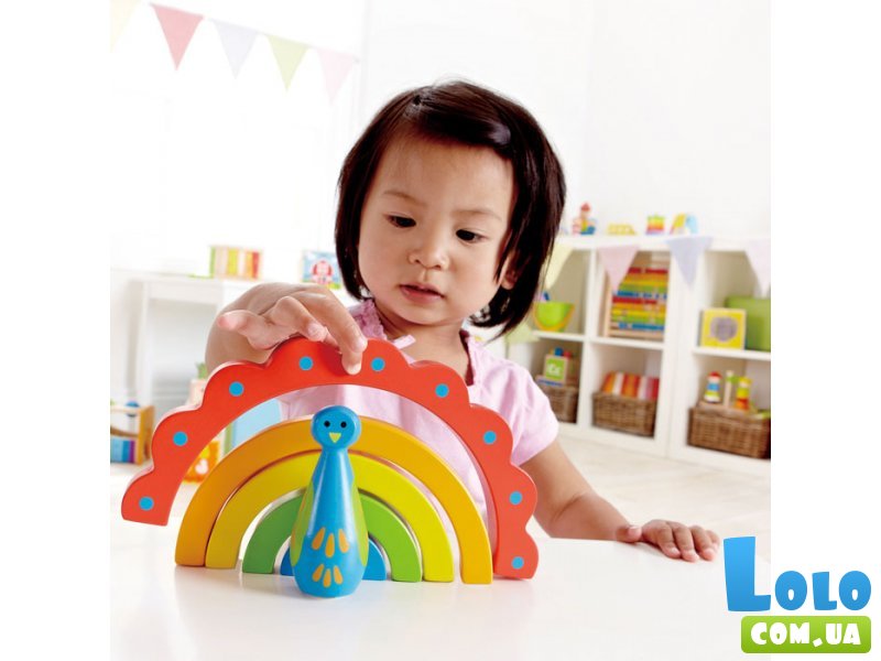 Детская пирамидка "Павлин" HAPE