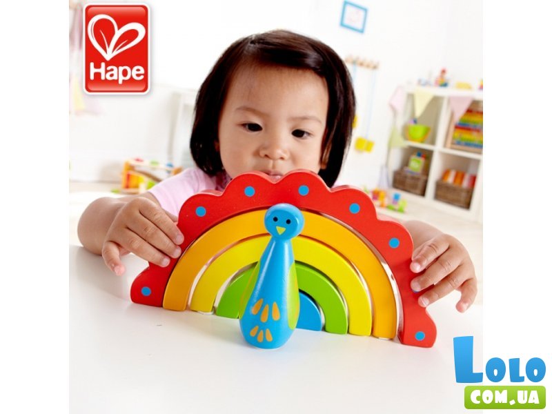 Детская пирамидка "Павлин" HAPE