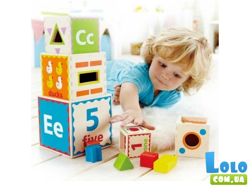 Детская пирамидка "Кубики" HAPE