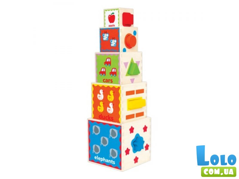 Детская пирамидка "Кубики" HAPE