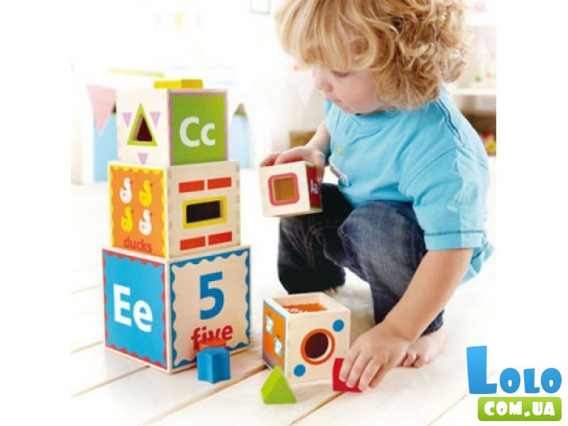 Детская пирамидка "Кубики" HAPE