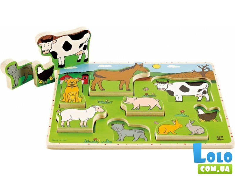 Игрушка-пазл "Фермерские животные" HAPE