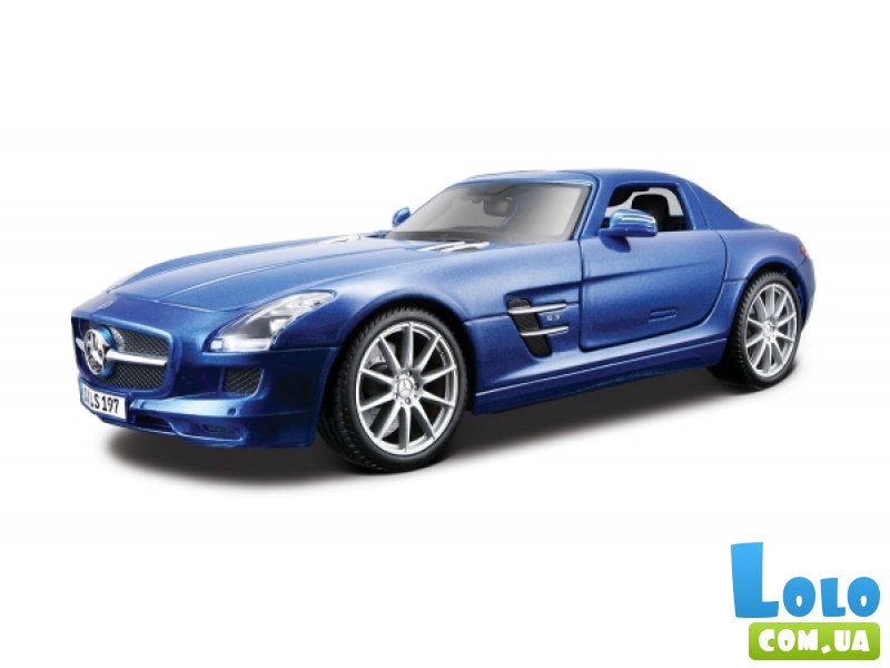 Автомодель (1:18) Mercedes-Benz SLS AMG синий металлик