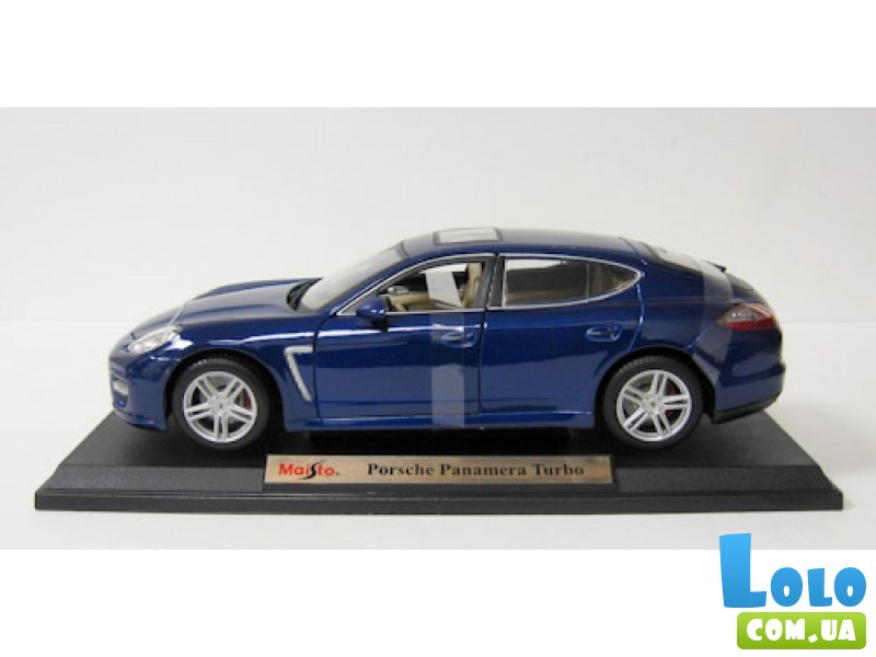 Автомодель (1:18) Porsche Panamera Turbo синий металлик