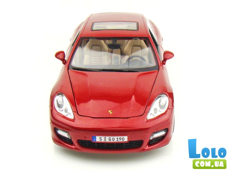 Автомодель (1:18) Porsche Panamera Turbo красный металлик