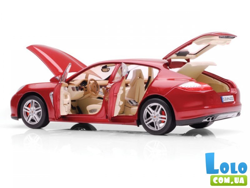 Автомодель (1:18) Porsche Panamera Turbo красный металлик