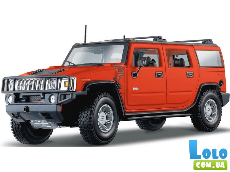 Автомодель (1:18) 2003 HUMMER H2 SUV темно-оранжевый металлик
