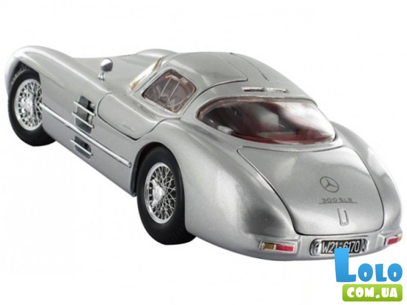 Автомодель (1:18) 1955 Mercedes Benz 300 SLR "Uhlenhaut Coupe" серебристый
