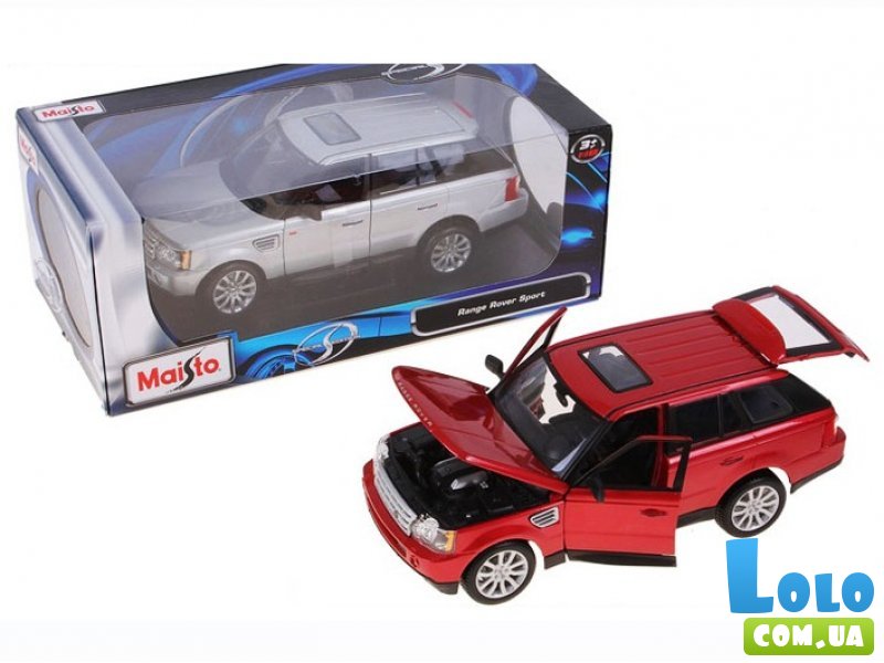 Автомодель (1:18) Range Rover Sport красный металлик