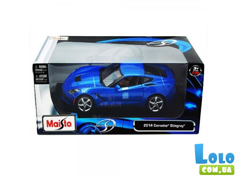 Автомодель (1:18) Corvette Stingray 2014 синий