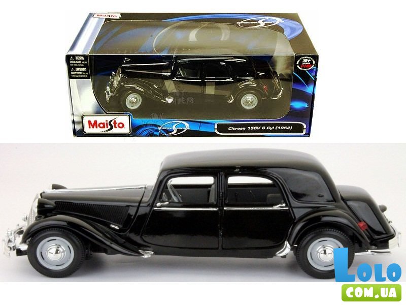 Автомодель (1:18) Citroen 15CV 6 Cyl (1952) черный