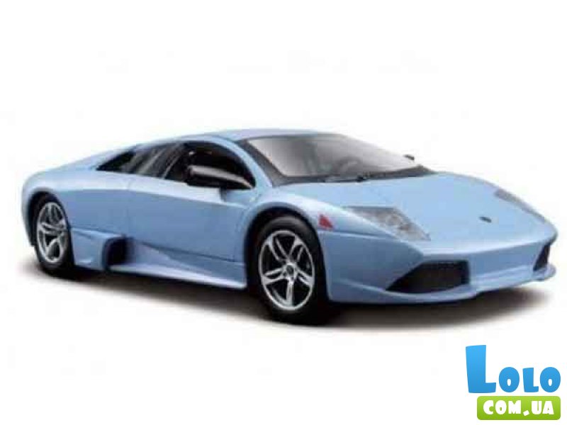 Машинка игрушечная "Lamborghini Murcielago" LP640 Maisto, голубой, масштаб 1:24