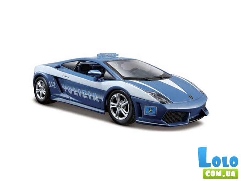 Машинка игрушечная Lamborghini Gallardo LP560-4 - Polizia Maisto, синий, масштаб 1:24