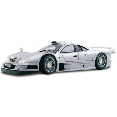 Машинка игрушечная «Mercedes CLK-GTR» Maisto, street version, серебристый, в масштабе 1:26