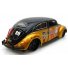 Машинка игрушечная "VW Beetle" Maisto, чёрно-золотистый, в масштабе 1:24