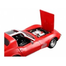 Сборная автомодель (1:24) Maisto Tech 1970 Chevrolet Corvette, красная