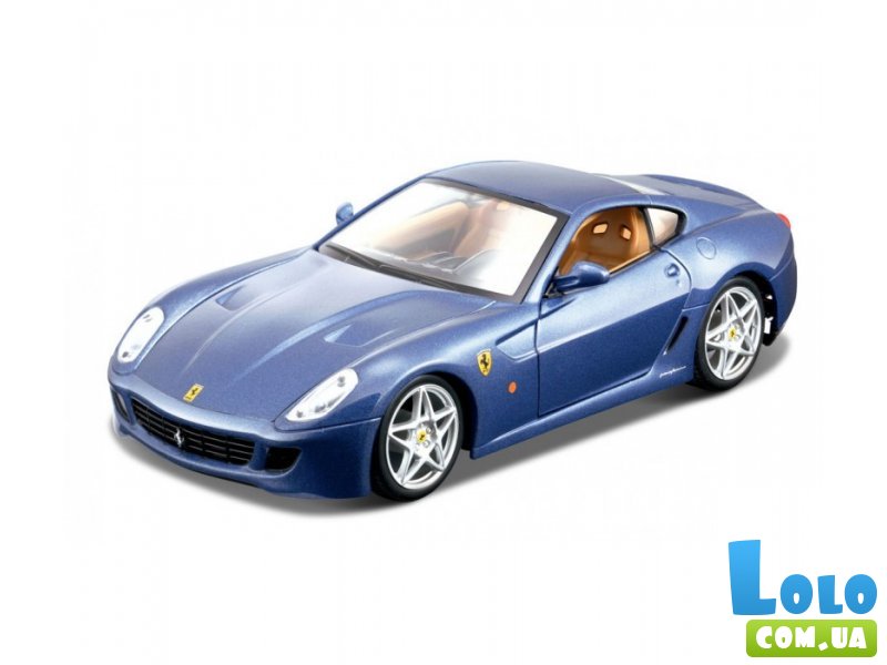 Конструктор-машинка игрушечная Maisto "Ferrari", масштаб 1:24, голубая
