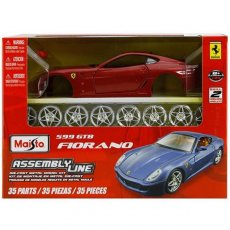 Конструктор-машинка игрушечная Maisto "Ferrari", масштаб 1:24, голубая