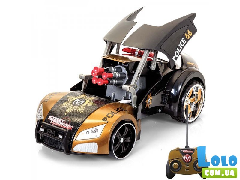 Машинка-трансформер игрушечная на радиоуправлении Maisto "Project 66" золотисто-черного цвета