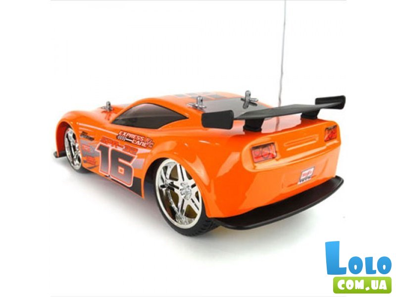Автомодель на радиоуправлении Maisto Express Lane VRT-16, (масштаб 1:14, цвет оранжевый, 6 батареек АА + 1х9v)