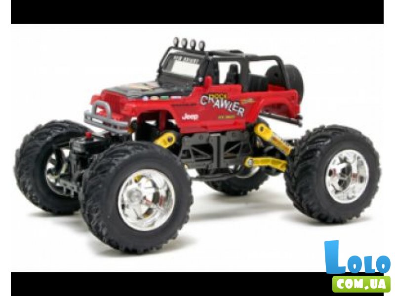 Машинка игрушечная на радиоуправлении "Pro Dirt Jeep Wrangler Rock Crawler", масштаб 1:18, без батареек, в ассортименте