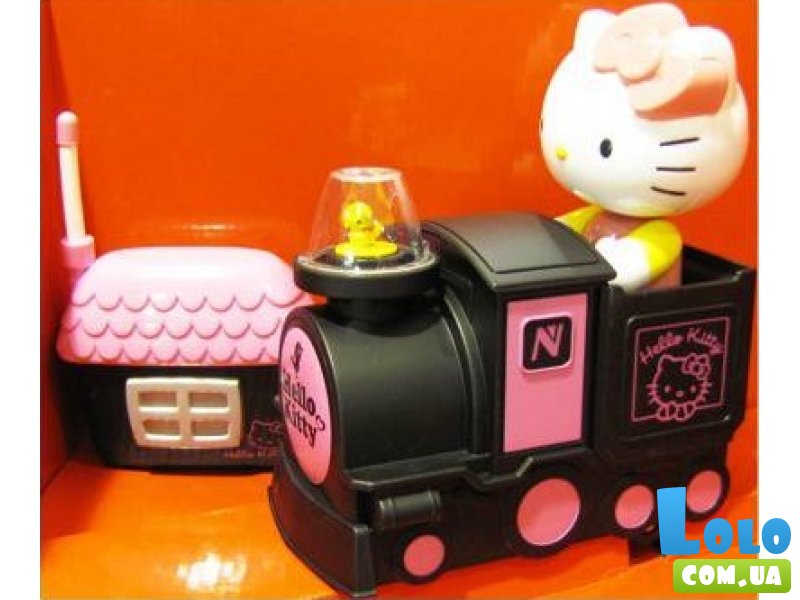 Поезд игрушечный на радиоуправлении Nikko "Гоу Гоу Китти Трейн Блек", черный