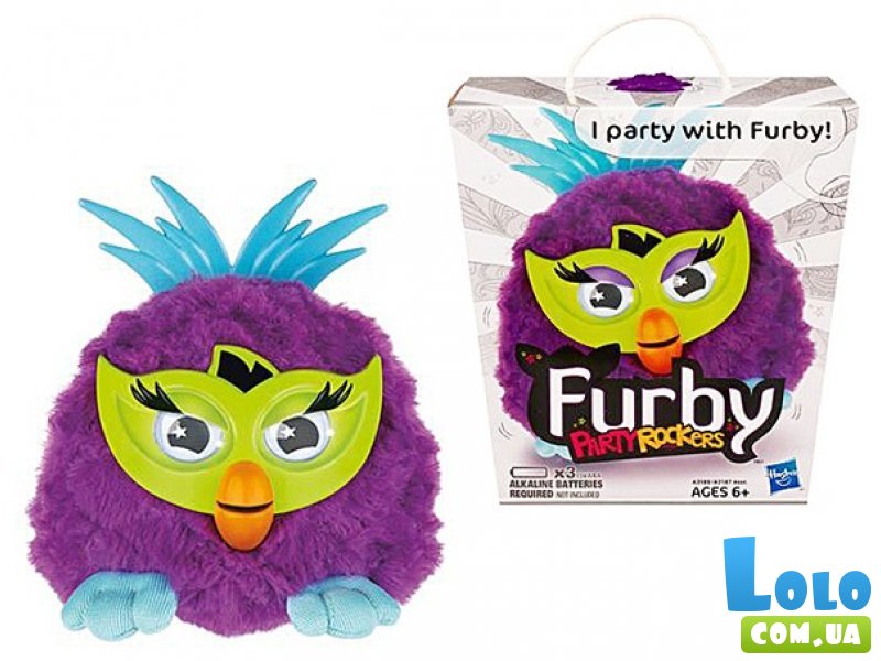 Мягкая интерактивная мини-игрушка Hasbro "Furby Party Rockers" (A3187), в ассортименте