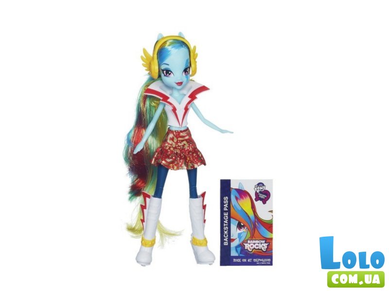 Кукла RAINBOW DASH в наушниках серии "MLP EG Doll" Hasbro