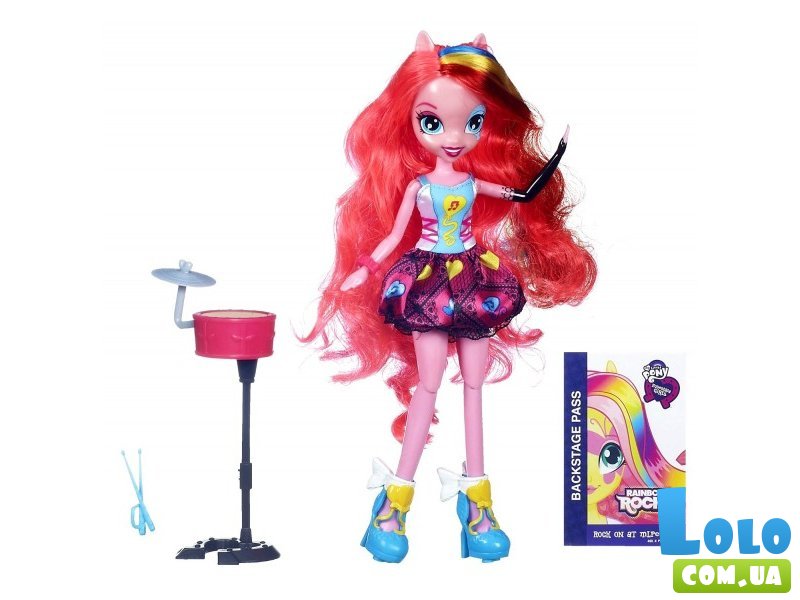 Кукла Pinkie Pie Рок-звезда "MLP EG Doll" Hasbro