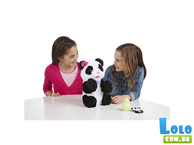 Мягкая интерактивная игрушка с аксессуарами Hasbro FRF "Малыш Панда" (A7275)