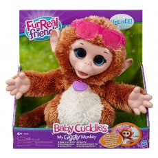 Мягкая интерактивная игрушка Hasbro FRF "Смешная маленькая обезьянка" (A8756)