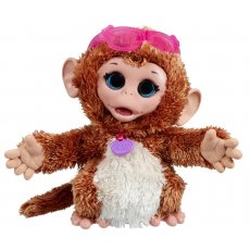 Мягкая интерактивная игрушка Hasbro FRF "Смешная маленькая обезьянка" (A8756)