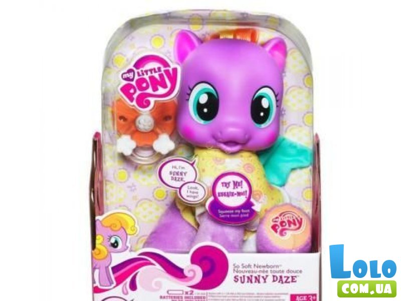 Игрушка мягкая "Пони-малыш" Hasbro, серия "MLP - Моя маленькая Пони", в ассортименте