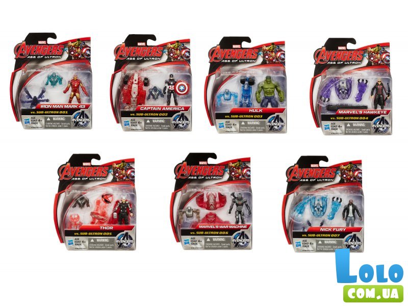Игровой набор Hasbro Мини-фигурки героев фильма "Мстители", в ассортименте