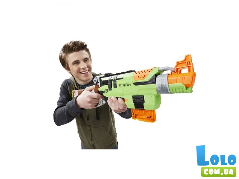 Бластер Hasbro Nerf "Зомби Страйк: Слингфайр" (A6563)