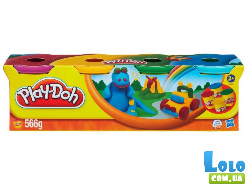 Набор пластилина Play-Doh, 4 контейнера (22114)