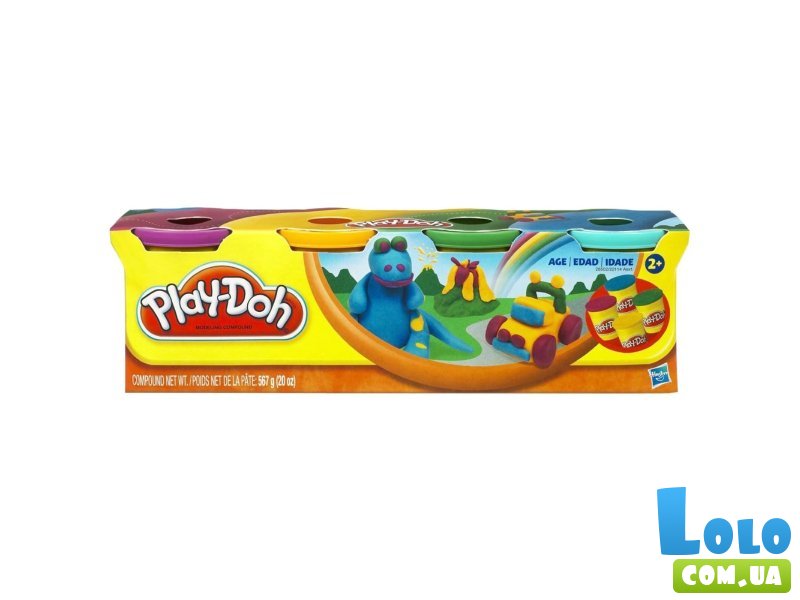 Набор пластилина Play-Doh, 4 контейнера (22114)