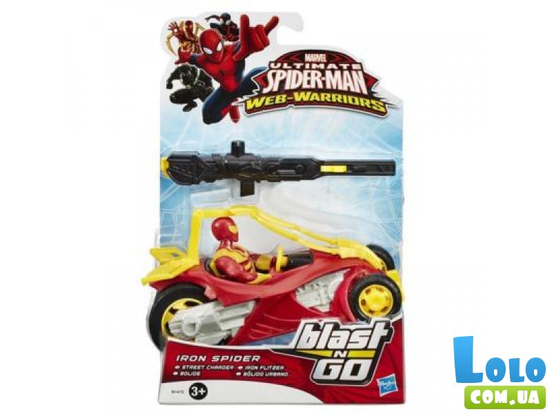 Игровой набор Hasbro мотоцикл Человека-Паука Spiderman Marvel (B0748)