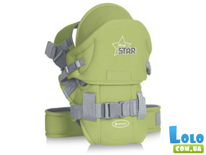 Детская рюкзак-кенгуру переноска Bertoni Traveller Comfort, зеленый