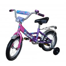 Велосипед Mars 14" (розовый + фиолетовый).