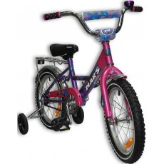 Велосипед Марс 16" с ручным тормозом эксцентрик (розовый)